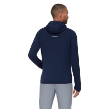 Mammut Fleece Jacket Aconcagua ML (Midlayer) with Hood Navy Blue Men